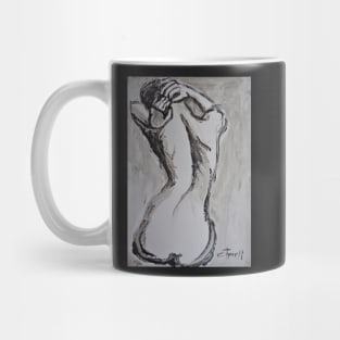 Styling Her Hair 3 -Female Nude Mug